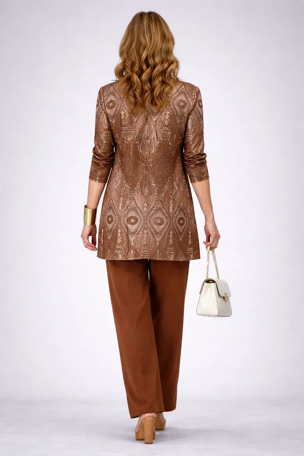 Ambra | Completo 3 Pezzi Paisley Ruggine