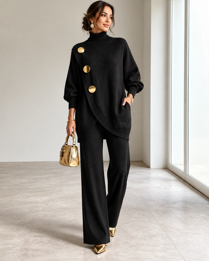 Marisa | Completo Maglia Dolcevita e Pantaloni