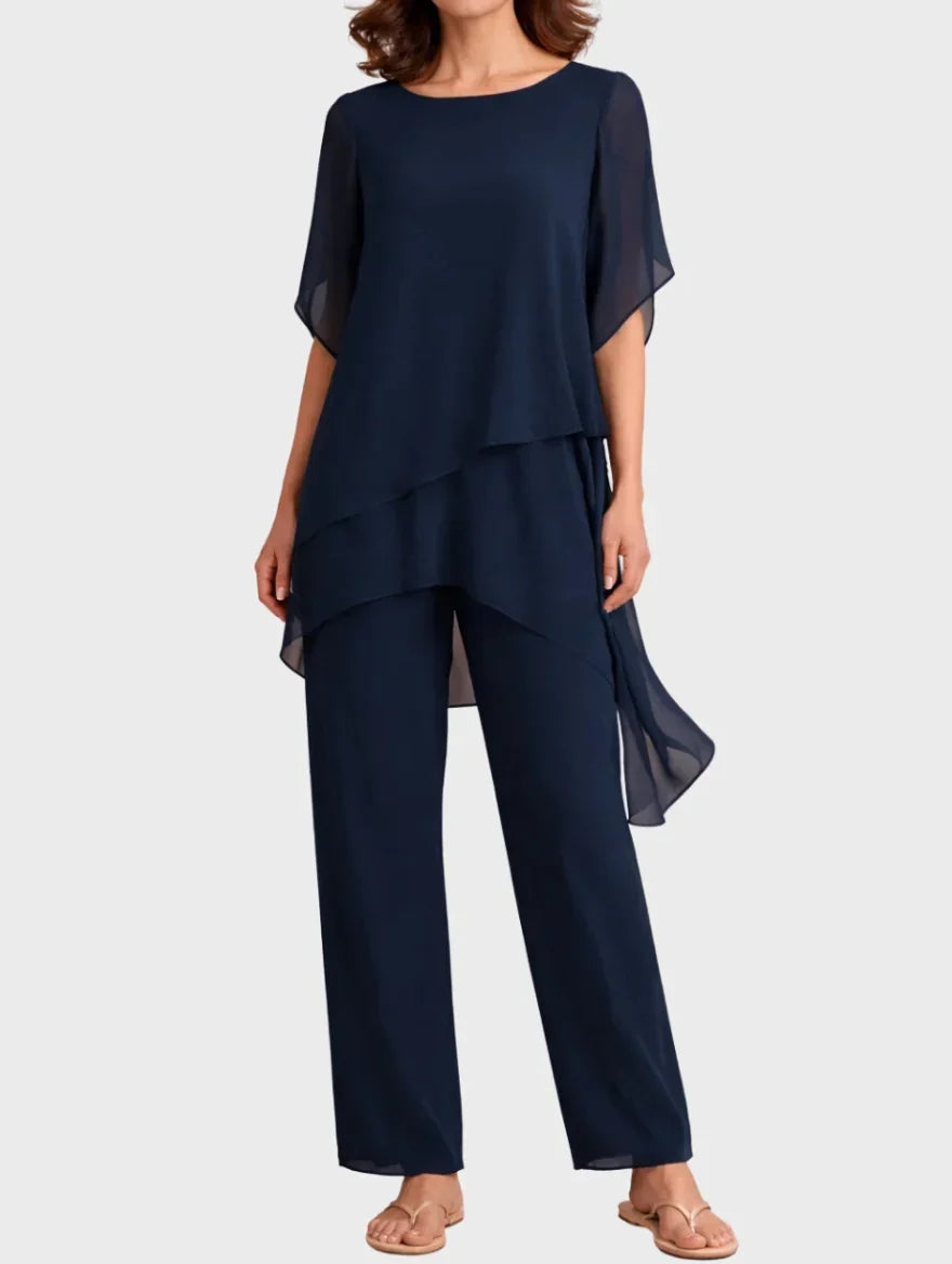 Romilda | Completo Palazzo in Chiffon
