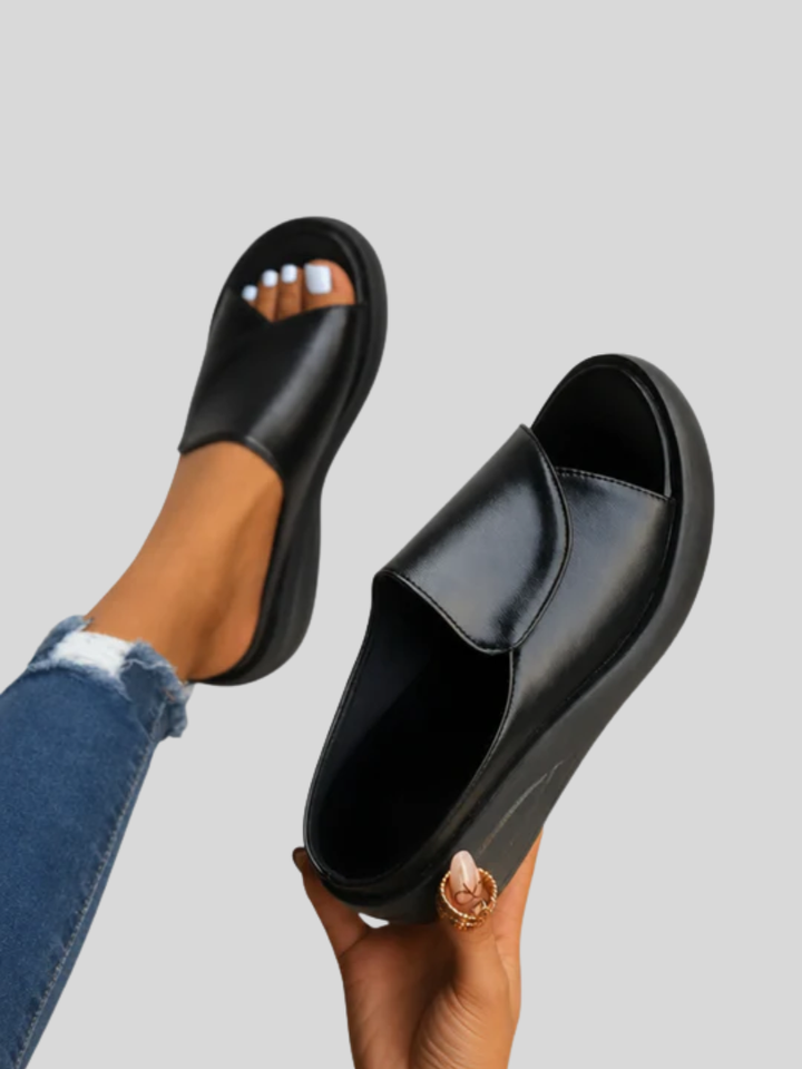 Eulalia | Sandali Ortopedici a Zeppa Slip-on