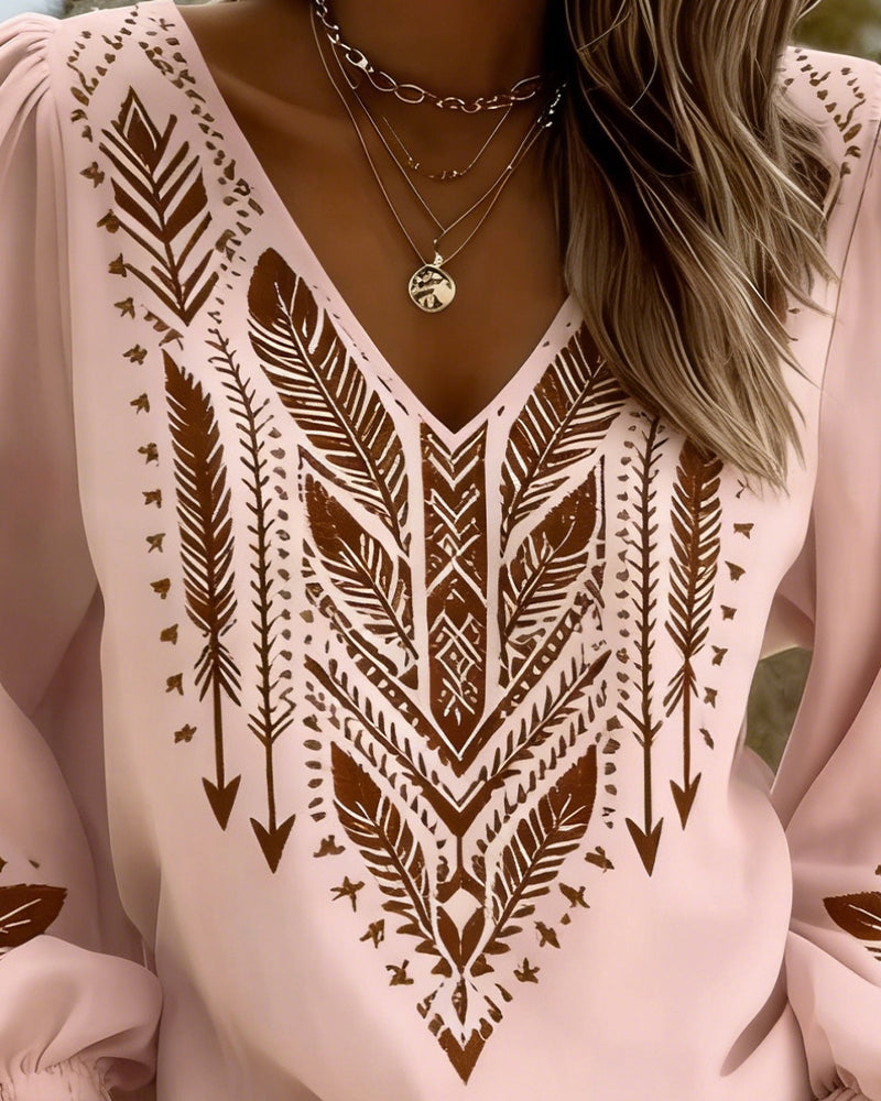 Siennola | Blusa Bohémien Rilassata