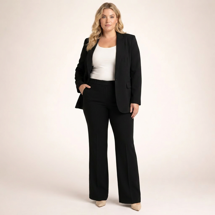 Vanessia | Completo Elegante Gamba Svasata