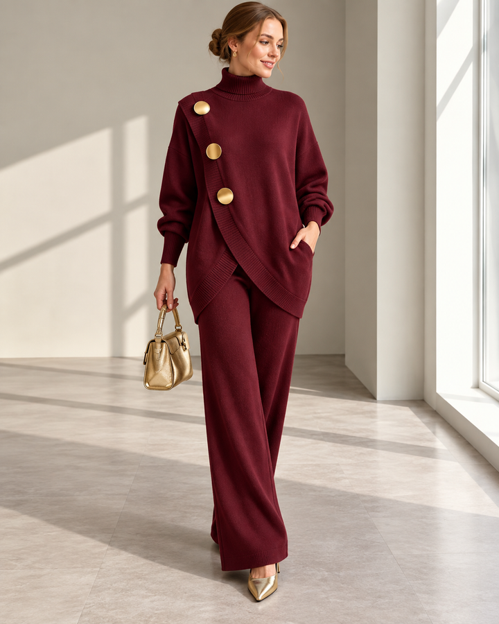 Marisa | Completo Maglia Dolcevita e Pantaloni