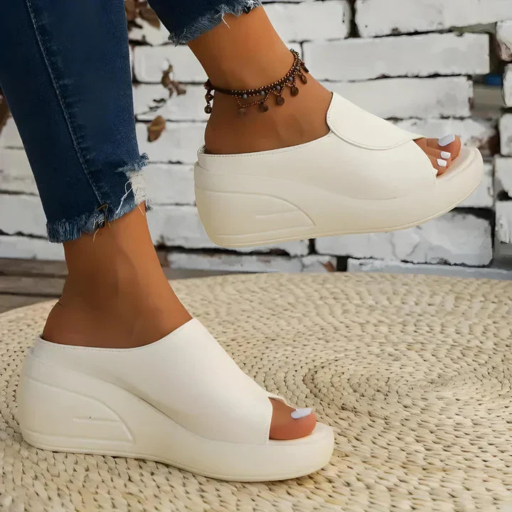 Eulalia | Sandali Ortopedici a Zeppa Slip-on