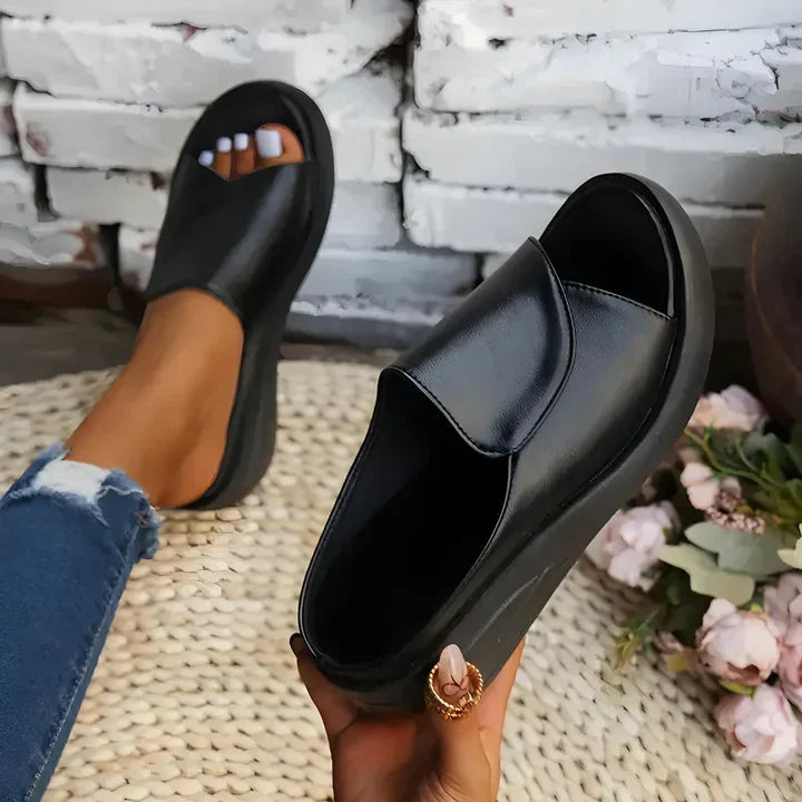 Eulalia | Sandali Ortopedici a Zeppa Slip-on