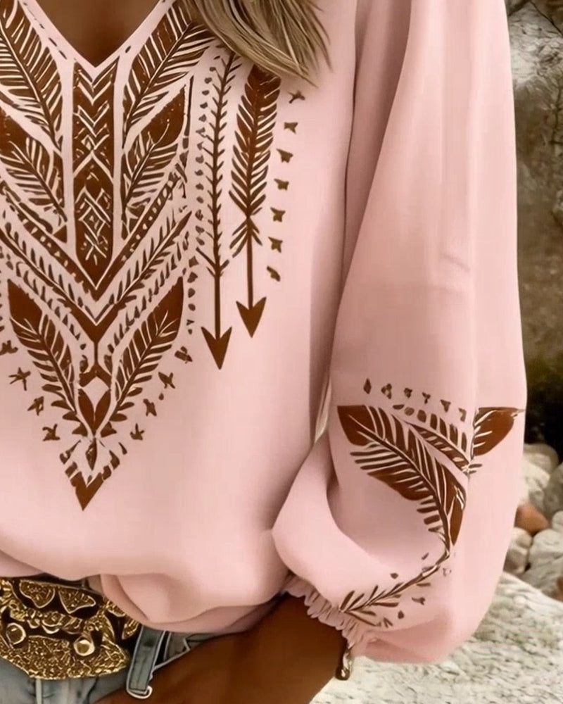 Siennola | Blusa Bohémien Rilassata
