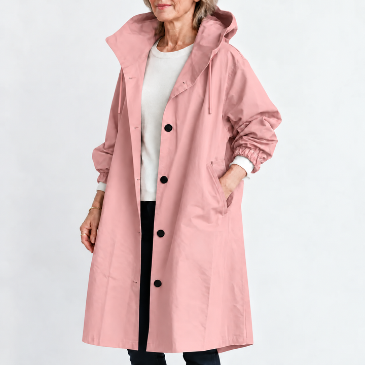 Ermellina | Trench Lungo con Cappuccio
