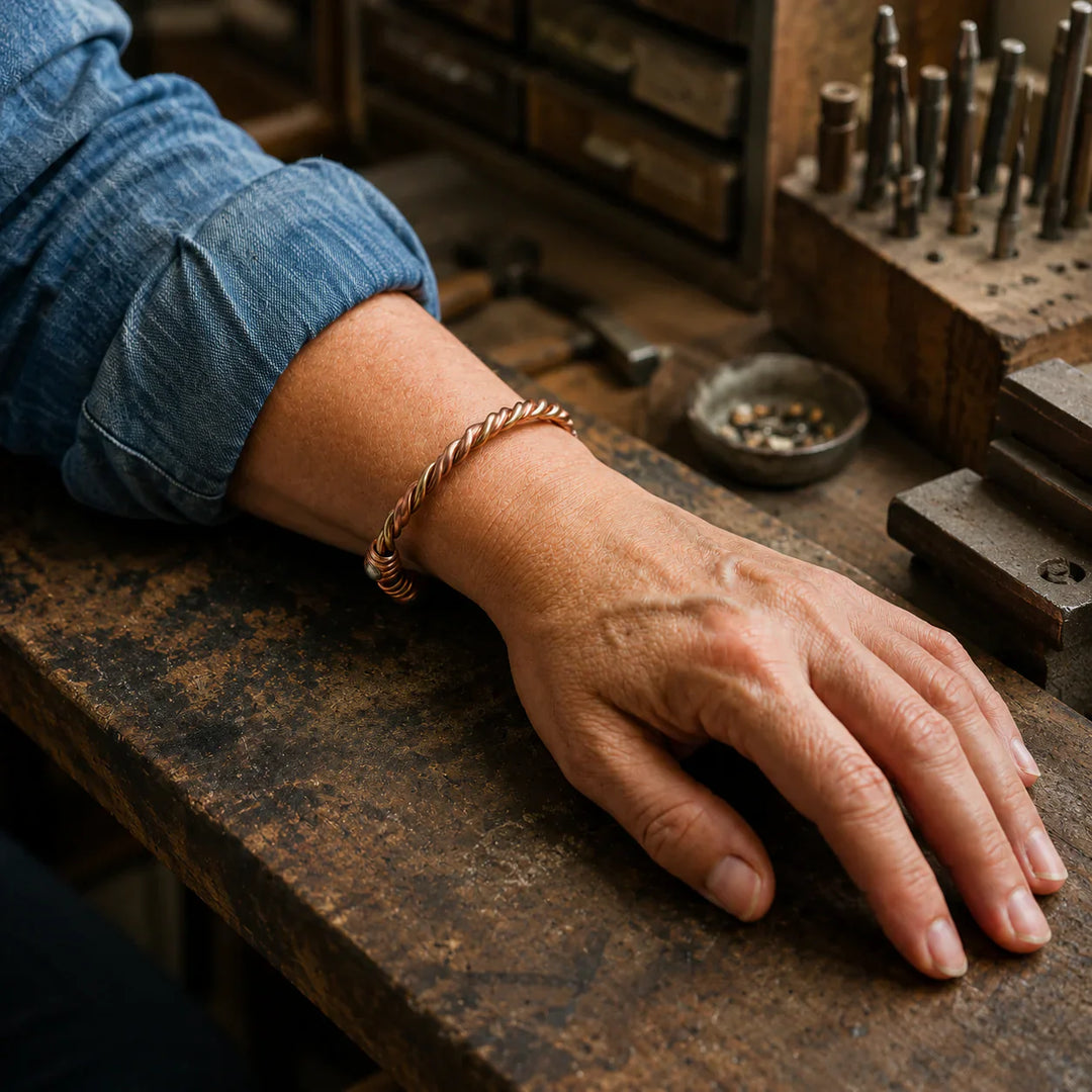 Elettra | Bracciale in Rame Fiume