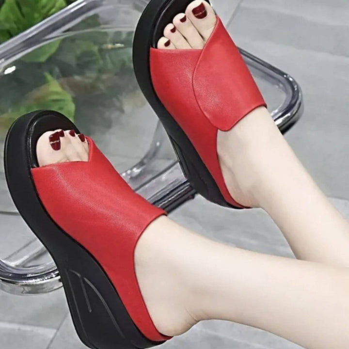 Eulalia | Sandali Ortopedici a Zeppa Slip-on