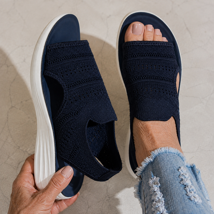 Annunziata | Sandali con Plateau Traspiranti