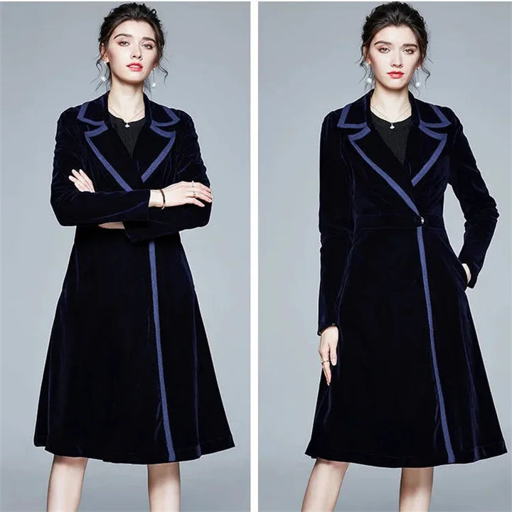 Rosmunda | Cappotto Lungo in Velluto
