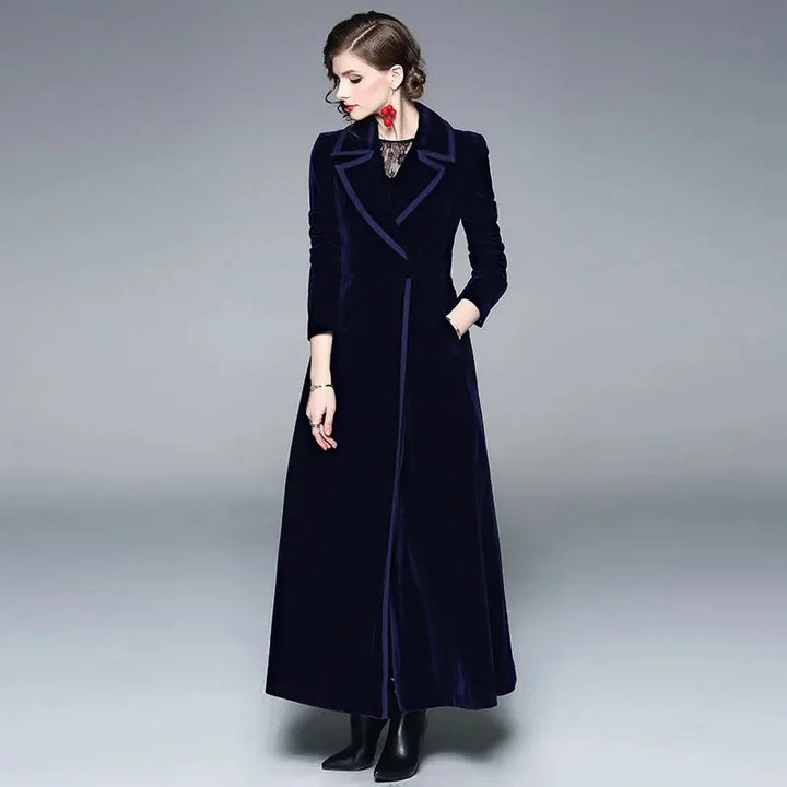 Rosmunda | Cappotto Lungo in Velluto