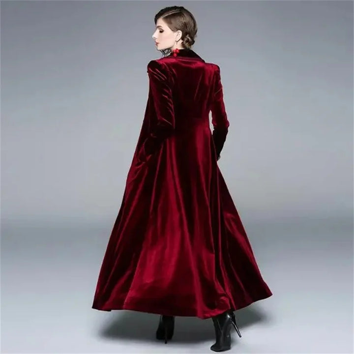 Rosmunda | Cappotto Lungo in Velluto
