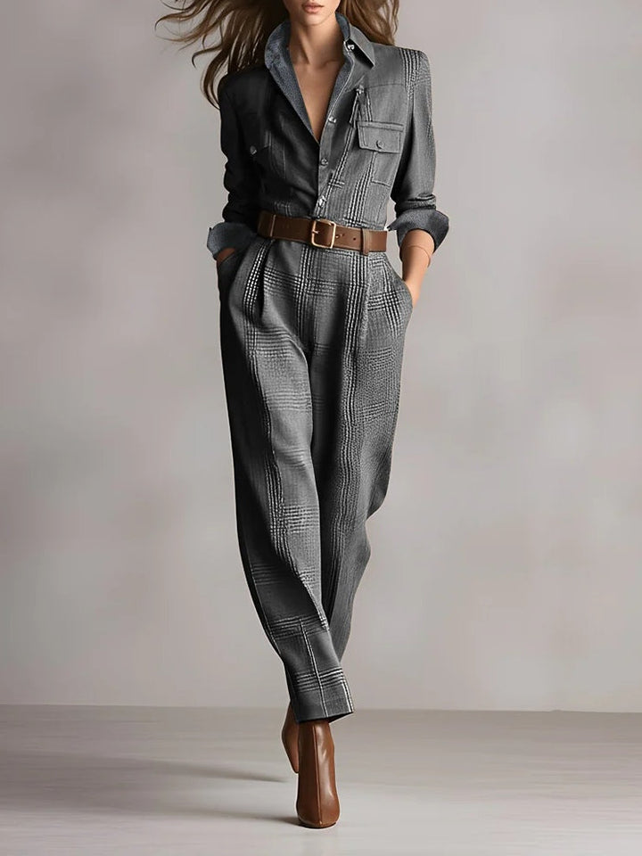 Mirabella | Tuta in Tweed a Quadri