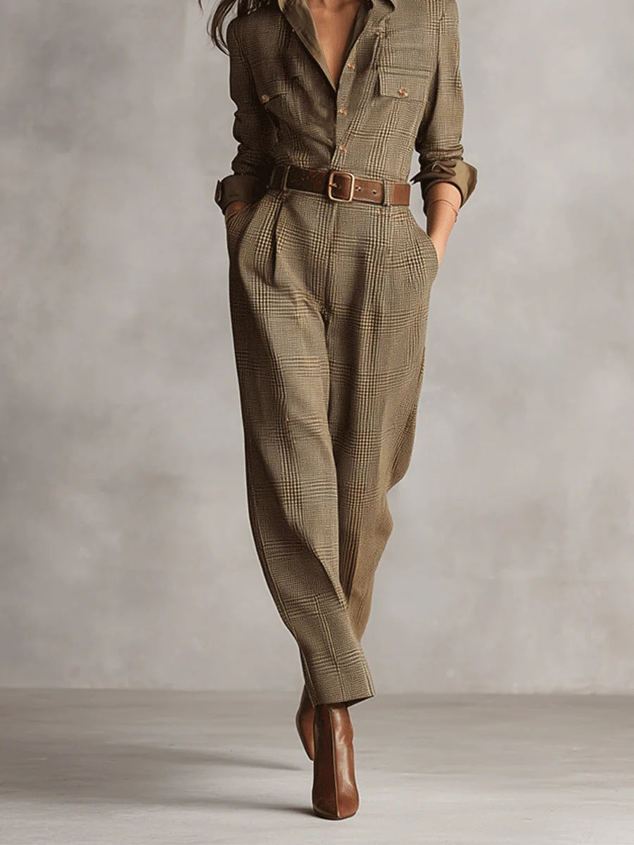 Mirabella | Tuta in Tweed a Quadri