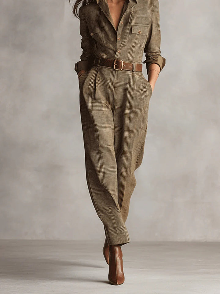 Mirabella | Tuta in Tweed a Quadri