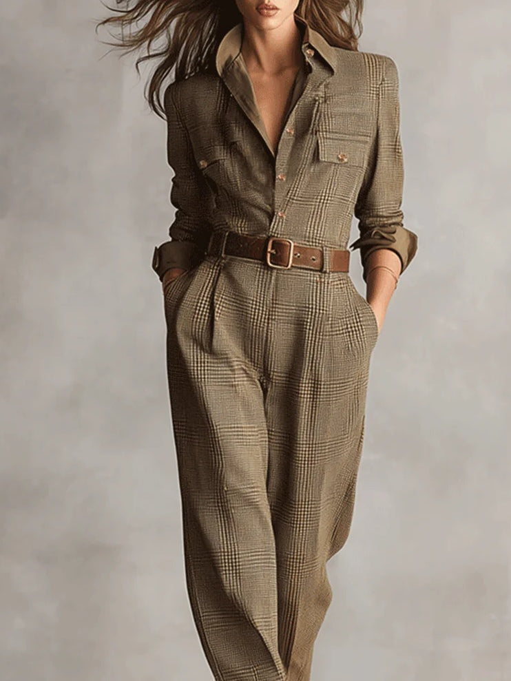 Mirabella | Tuta in Tweed a Quadri