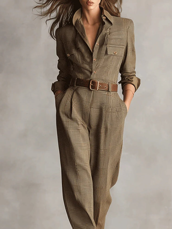 Mirabella | Tuta in Tweed a Quadri