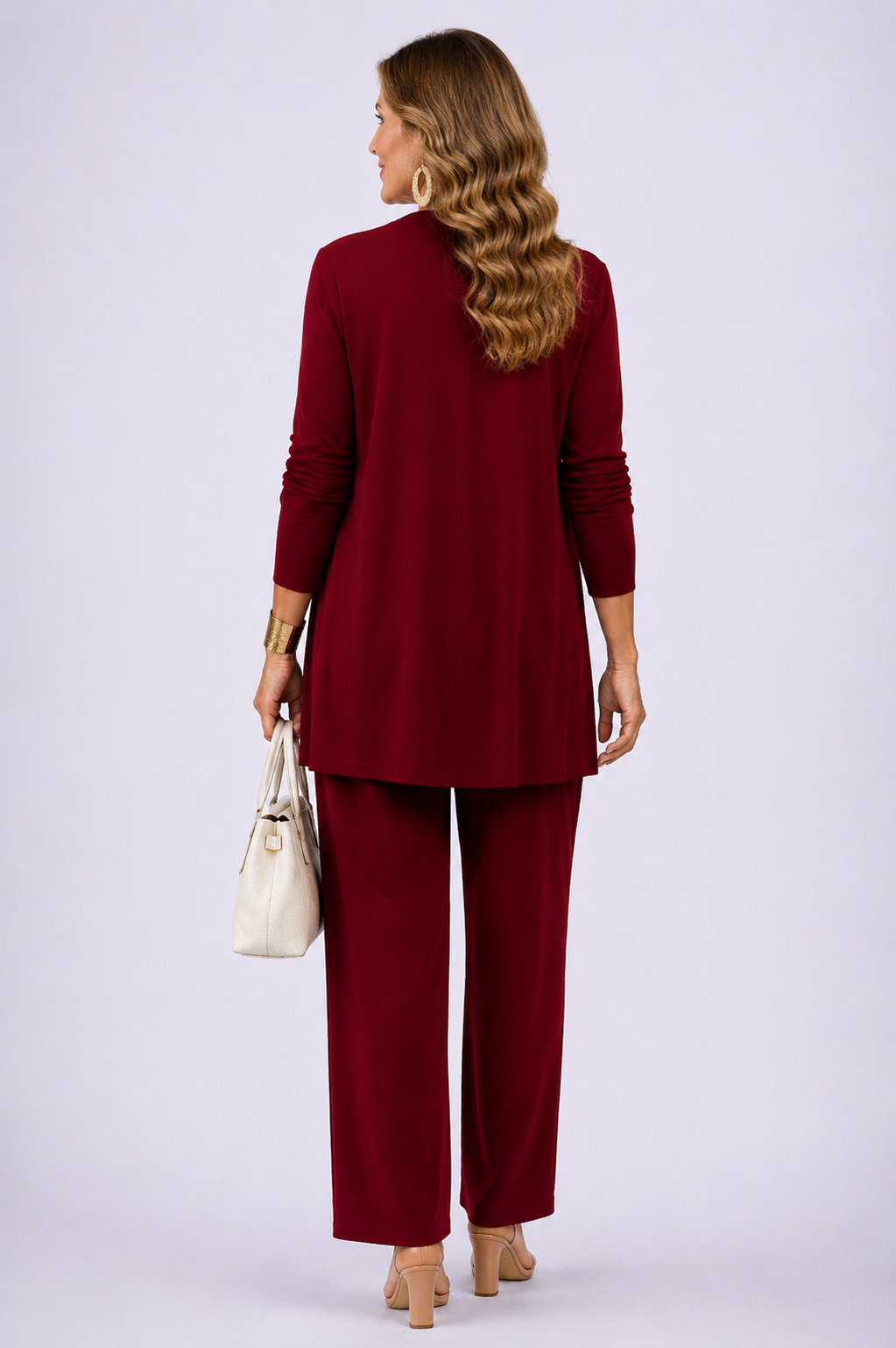 Zenaide | Completo Tre Pezzi, Bianco e Rosso
