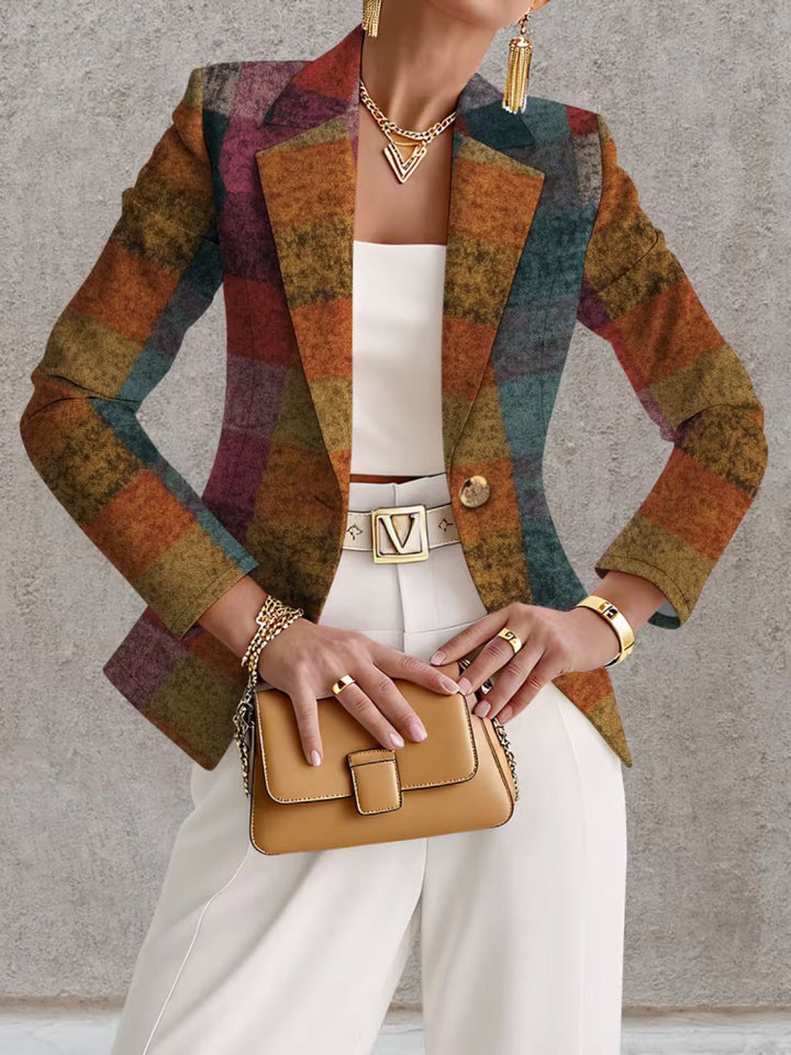 Amandina | Blazer Tartan Autunnale