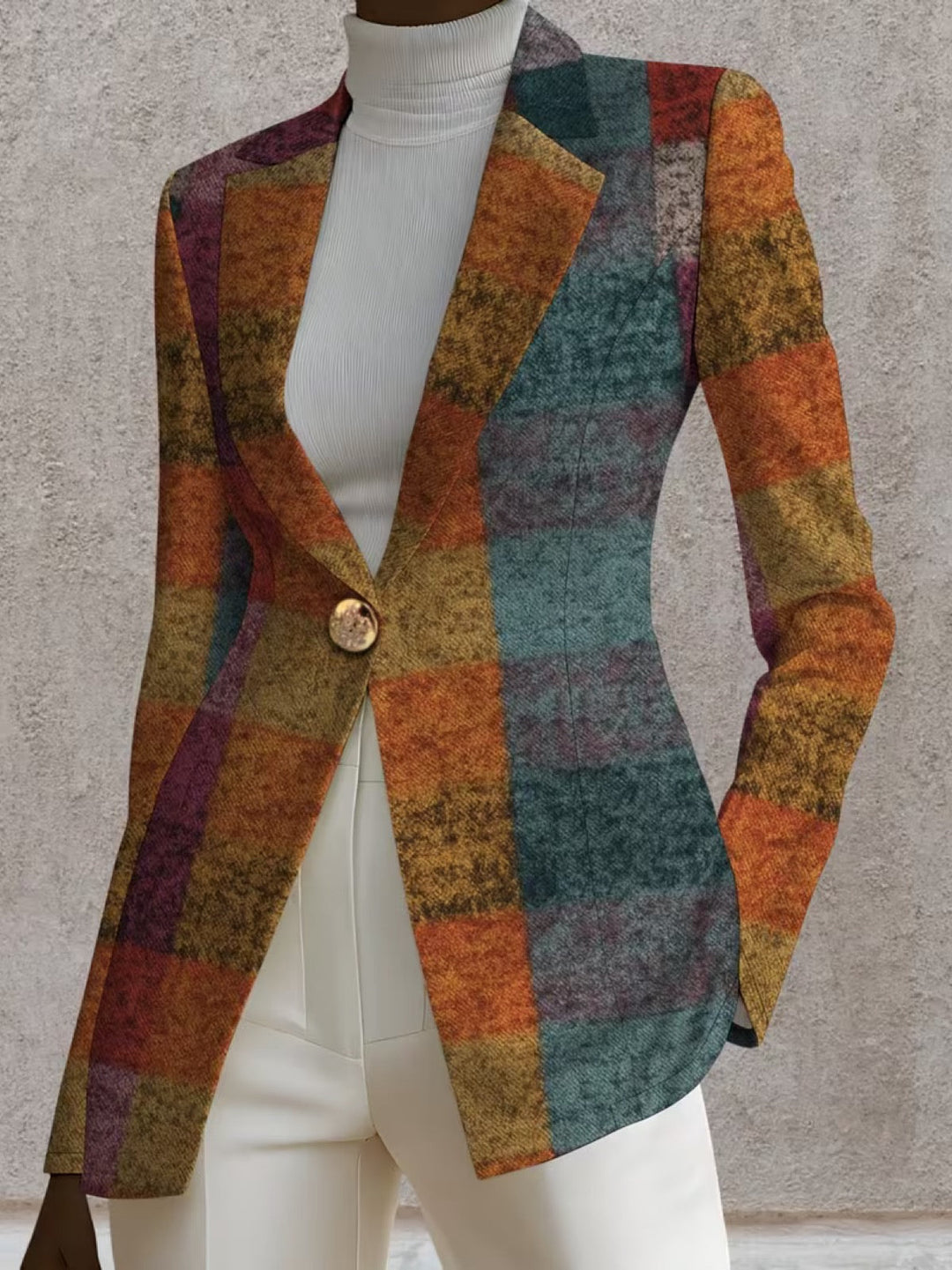 Amandina | Blazer Tartan Autunnale