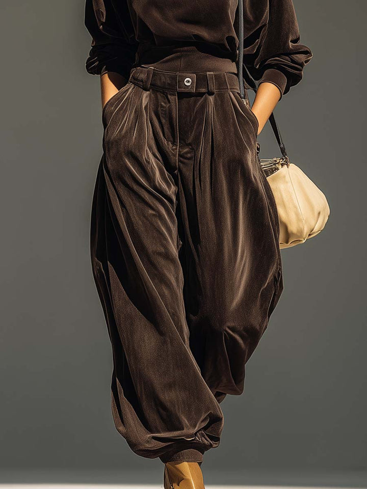 Scarlatta | Completo in Velour Morbido