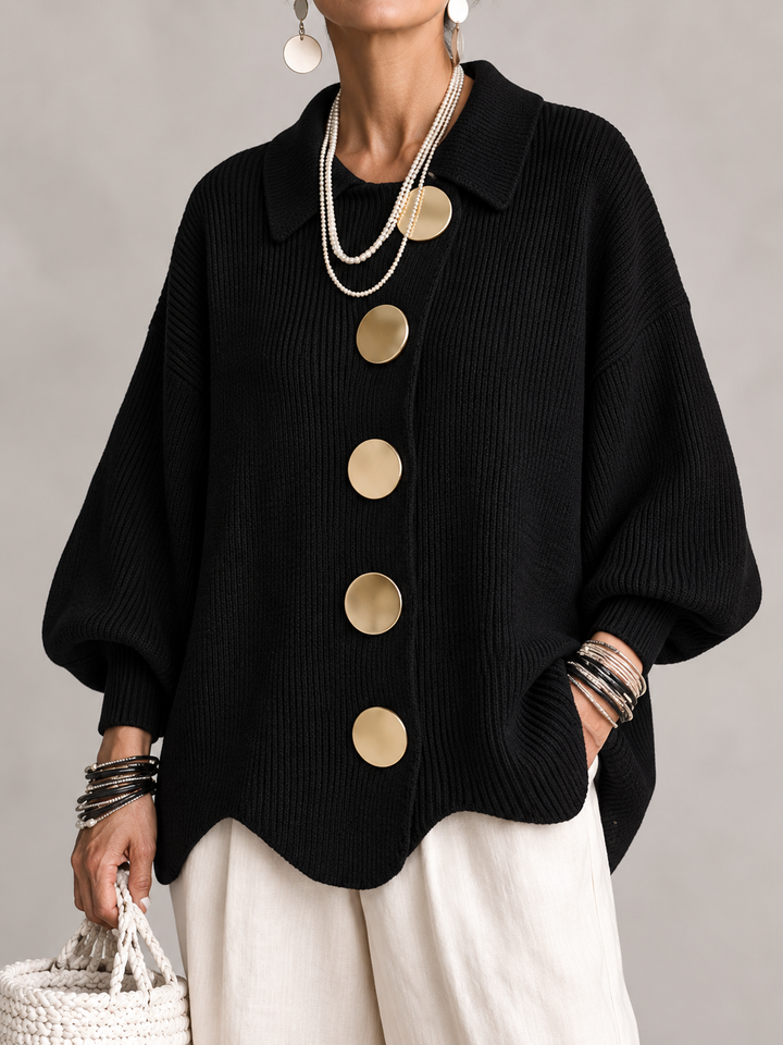 Ardelina | Cardigan Oversize con Colletto