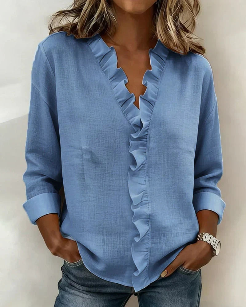 Cloelia | Blusa Leggera Scollo a V