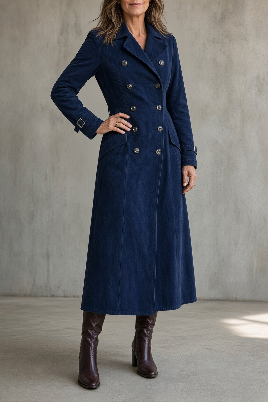 Teolinda | Trench Sartoriale Doppio Petto