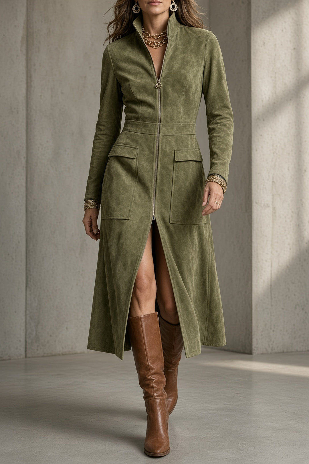 Natalene | Abito Vintage Zip Frontale