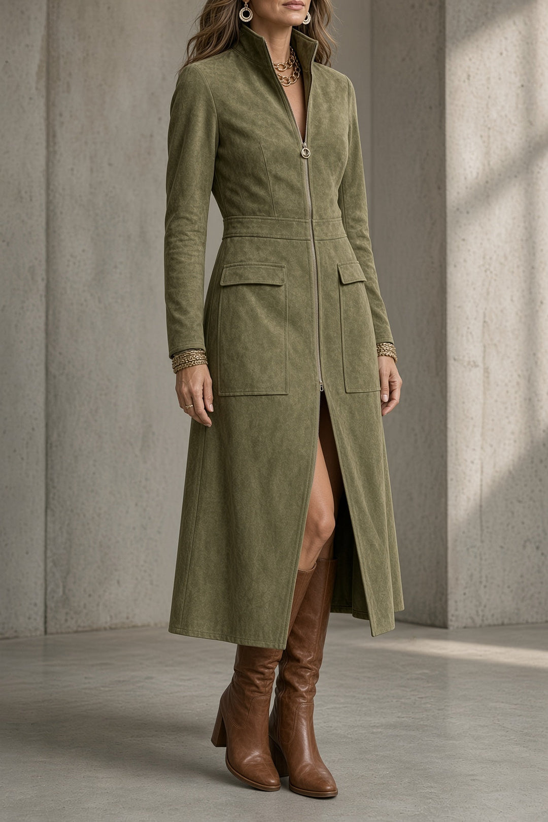 Natalene | Abito Vintage Zip Frontale