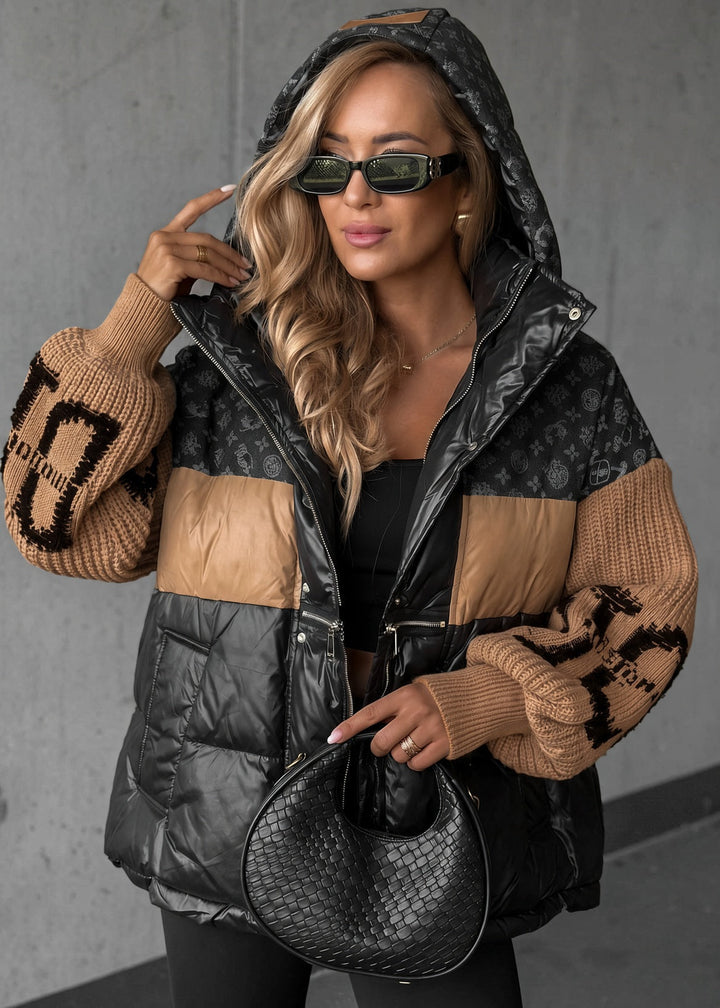 Orsola | Piumino Oversize con Maniche in Maglia