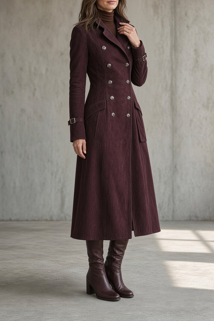 Teolinda | Trench Sartoriale Doppio Petto