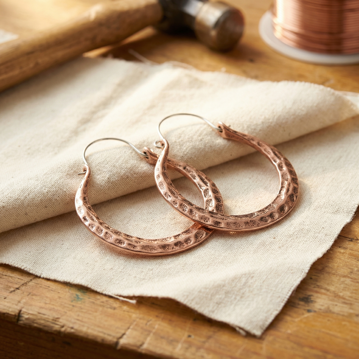 Gioia | Orecchini in Rame Brace