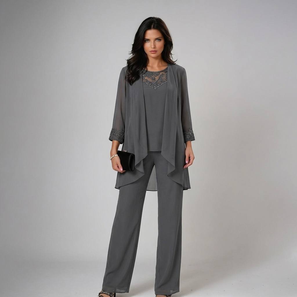 Tessandra | Completo 3 Pezzi con Perline