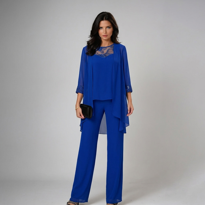 Tessandra | Completo 3 Pezzi con Perline
