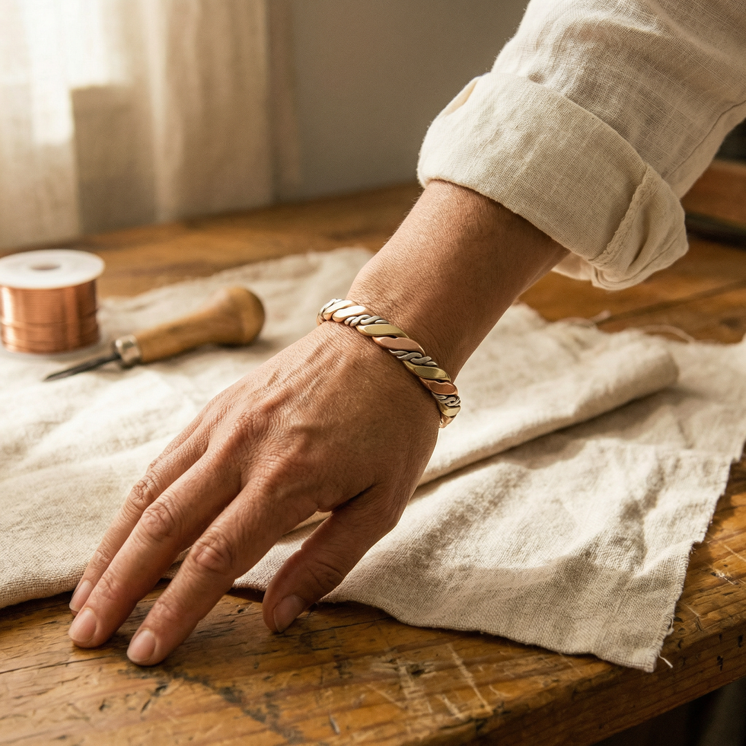 Gilda | Bracciale in Rame Pietra