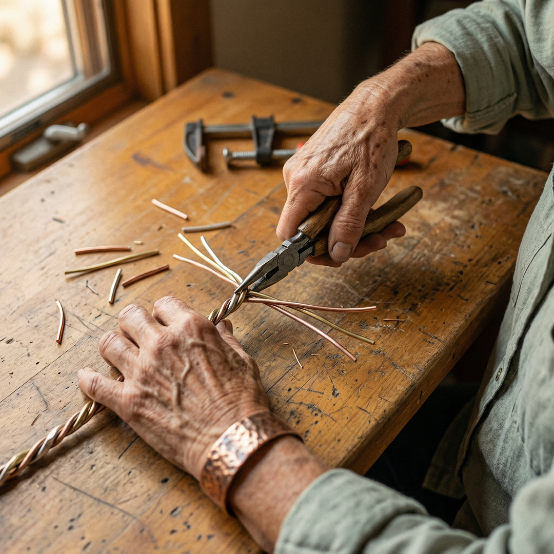 Gilda | Bracciale in Rame Pietra