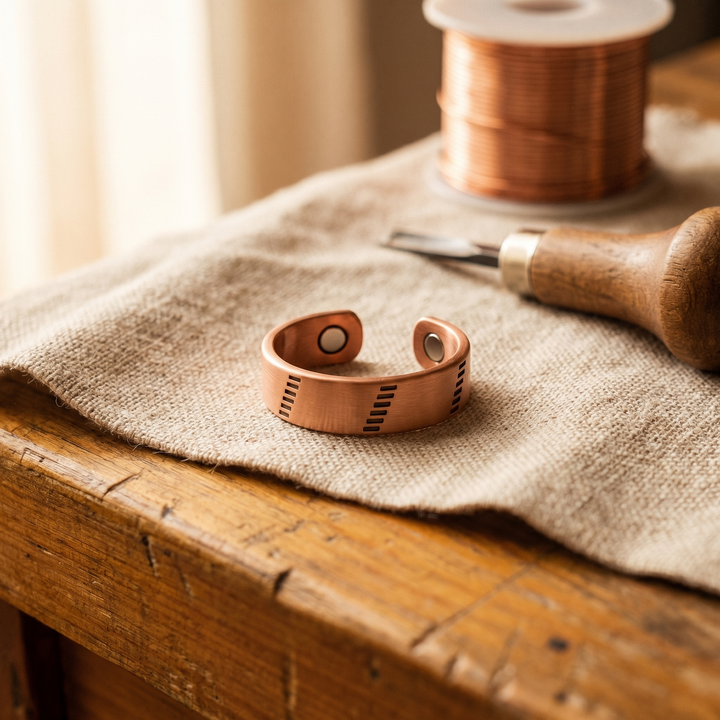 Giada | Anello in Rame Focolare