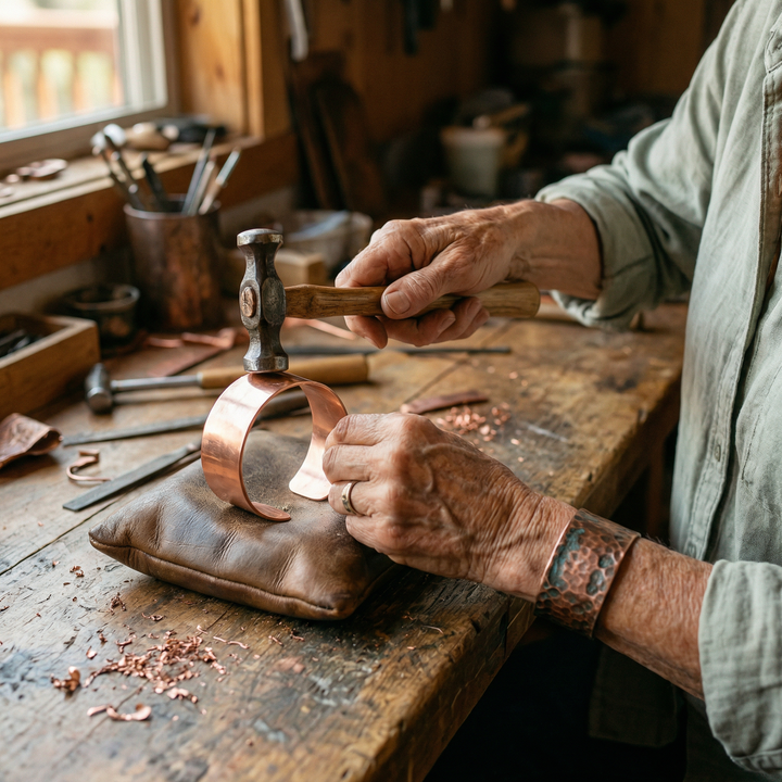 Giada | Anello in Rame Focolare