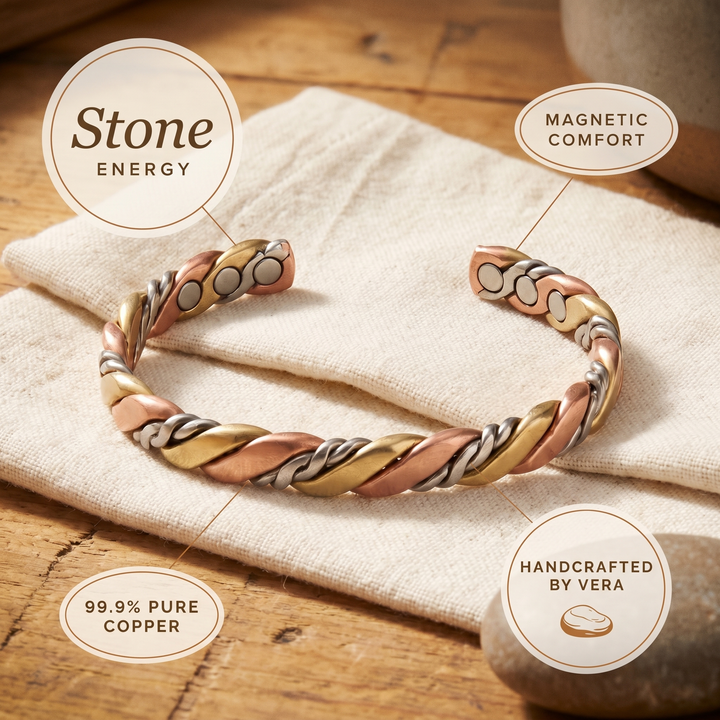 Gilda | Bracciale in Rame Pietra