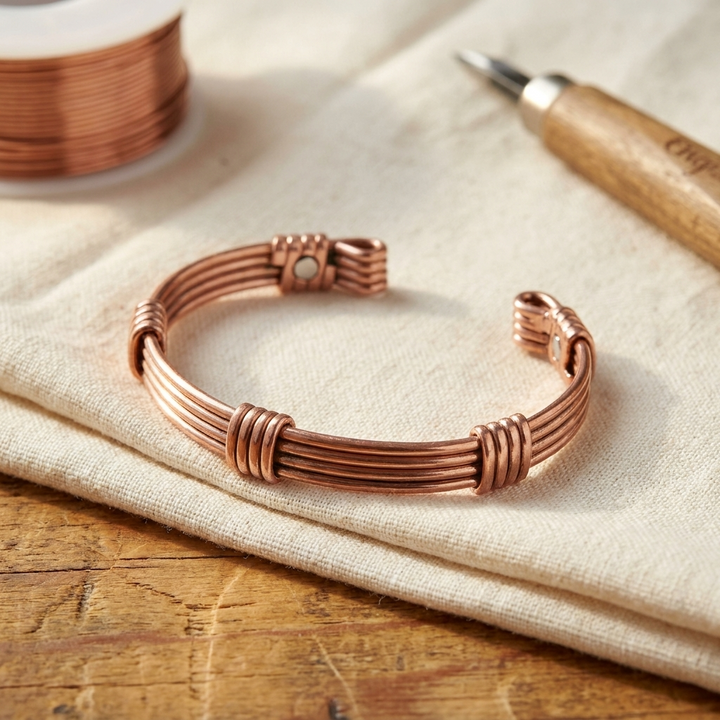 Clara | Bracciale in Rame Sereno