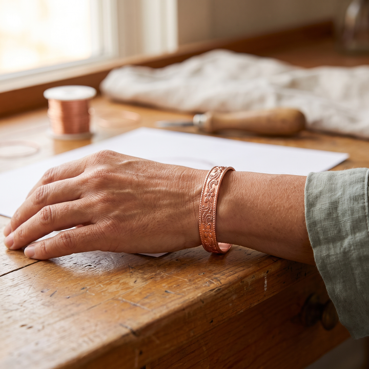 Cecilia | Bracciale in Rame Brughiera