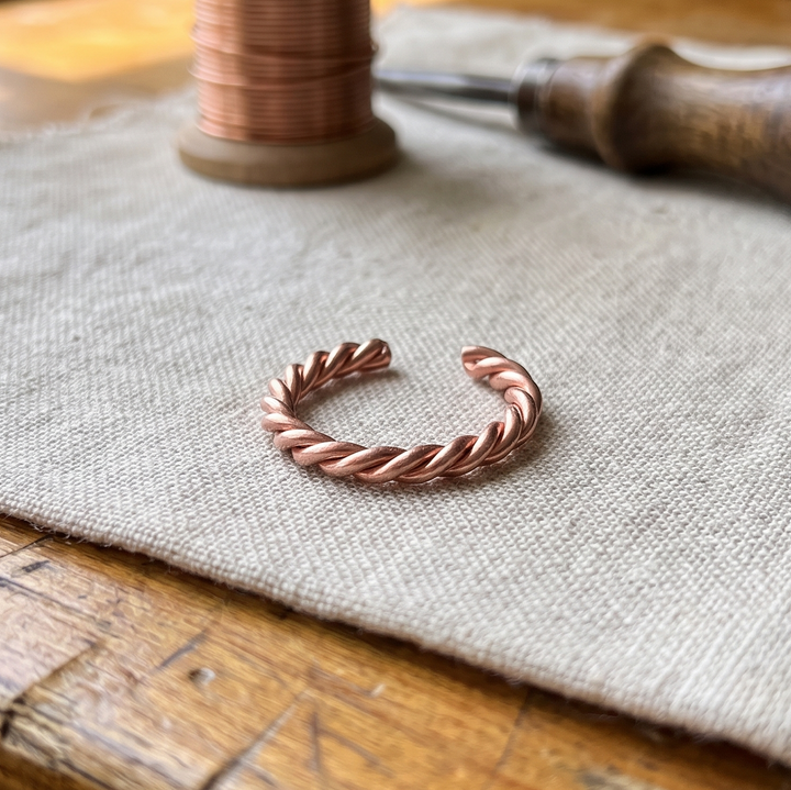 Celeste | Anello in Rame Teso