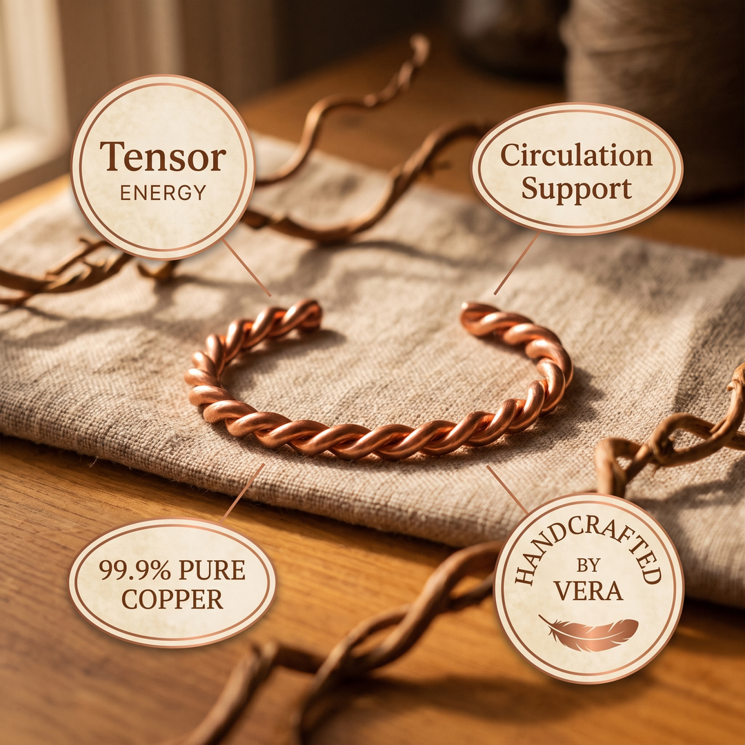 Caterina | Bracciale in Rame Teso