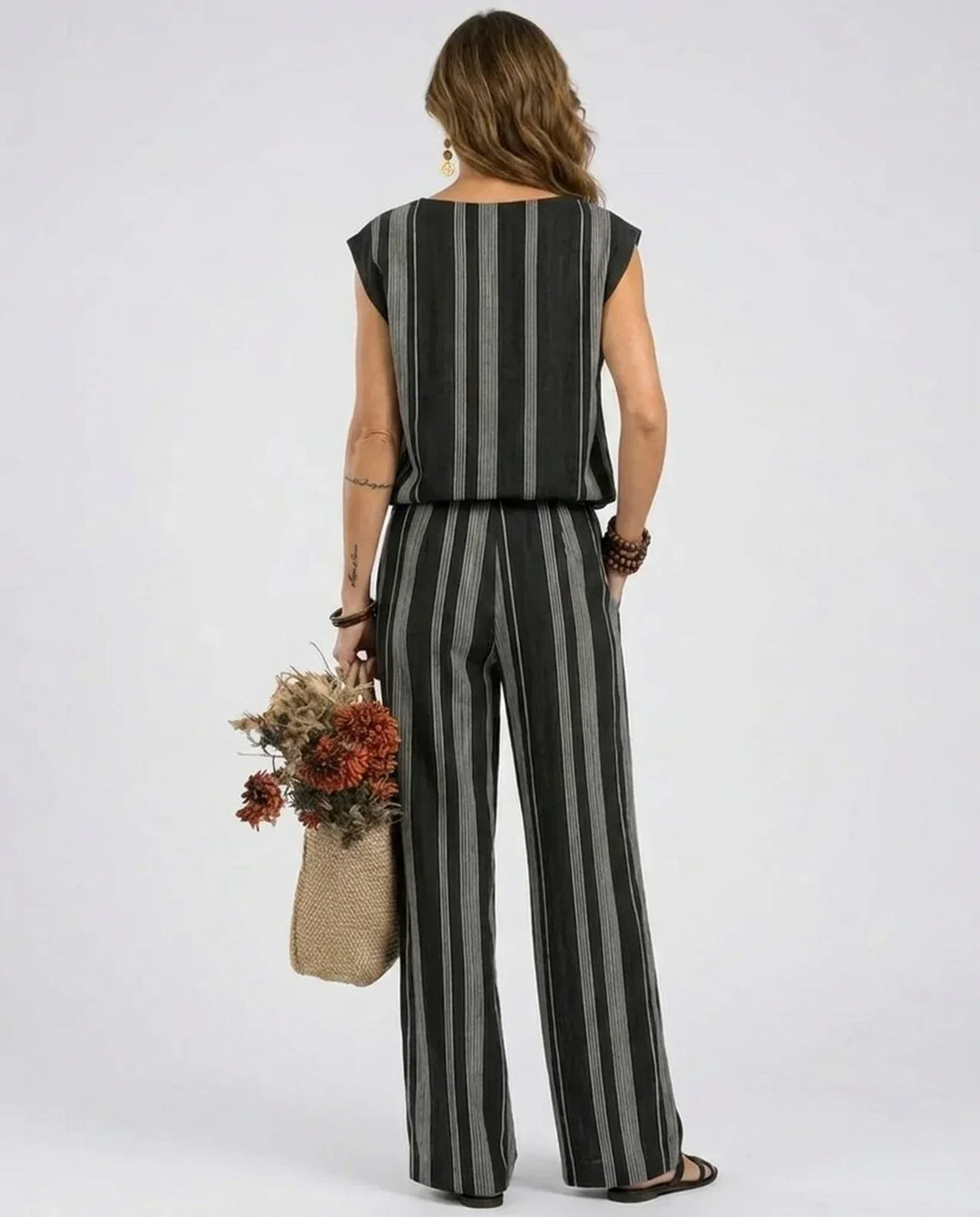 Alessandrina | Completo Elegante a Righe