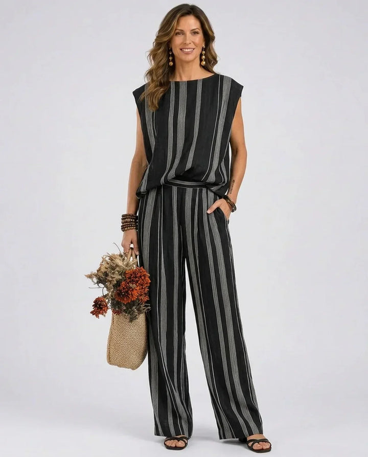 Alessandrina | Completo Elegante a Righe