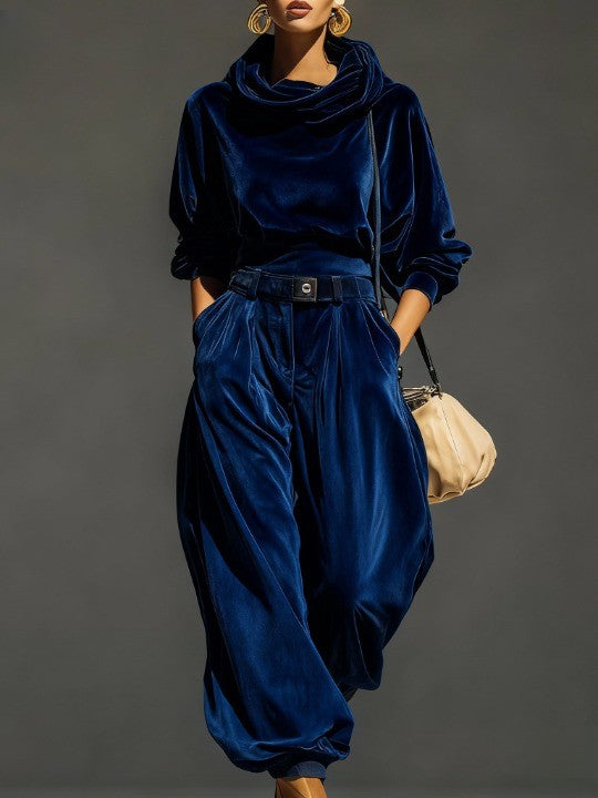 Scarlatta | Completo in Velour Morbido