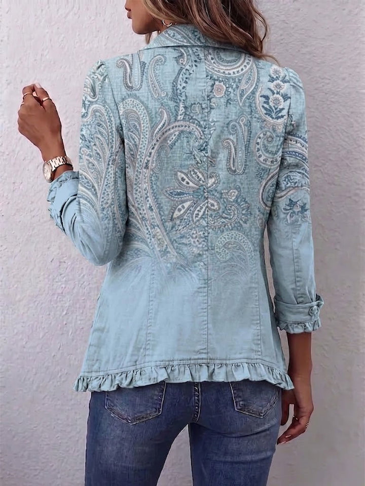 Stellabruna | Giacca Paisley Vintage con Balze