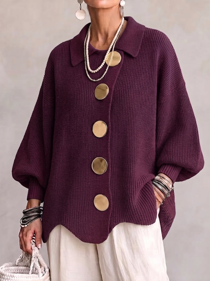 Ardelina | Cardigan Oversize con Colletto